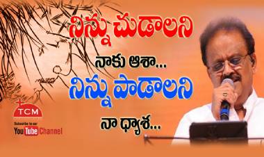 నిన్ను చూడాలని నాకు ఆశ.. | SP. Balasubramanyam | Ninnu Padalani